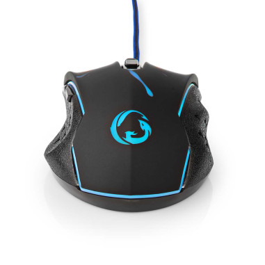 NEDIS Souris De Jeu Filaire LED 6 Boutons Programmables Droitier