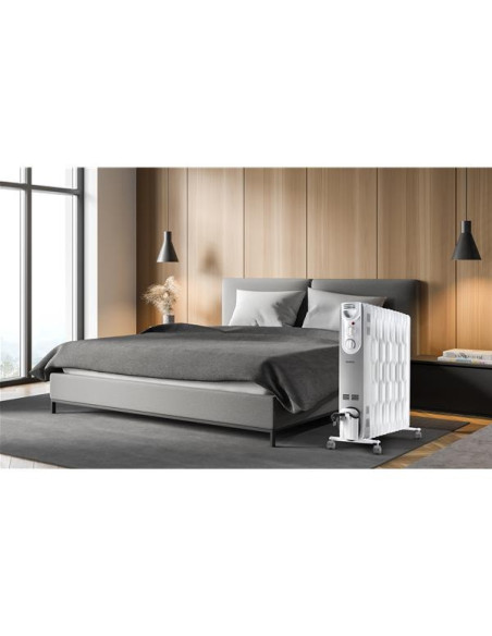 SUPRA Radiateur A Bain D'Huile 2500 W Thermostat Mécanique