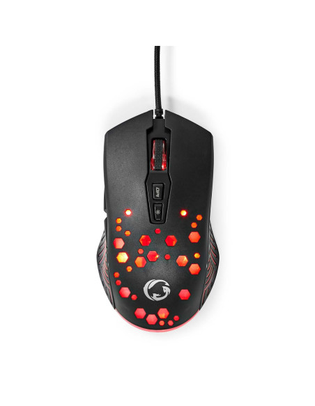 Souris De Jeu Filaire 7 Boutons Programmables RGB 12 Modes d'Eclairage