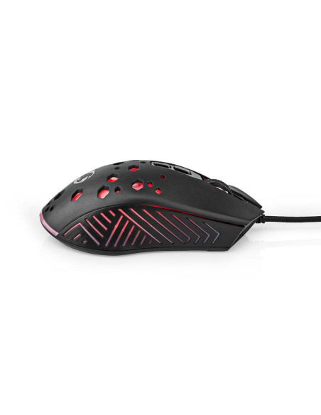 Souris De Jeu Filaire 7 Boutons Programmables RGB 12 Modes d'Eclairage