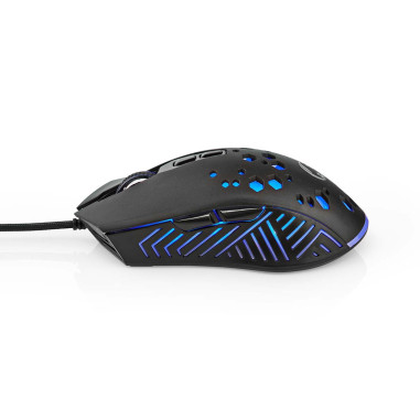 Souris De Jeu Filaire 7 Boutons Programmables RGB 12 Modes d'Eclairage