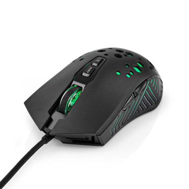 Souris De Jeu Filaire 7 Boutons Programmables RGB 12 Modes d'Eclairage