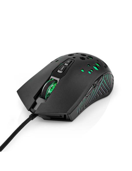Souris De Jeu Filaire 7 Boutons Programmables RGB 12 Modes d'Eclairage