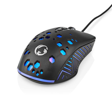Souris De Jeu Filaire 7 Boutons Programmables RGB 12 Modes d'Eclairage
