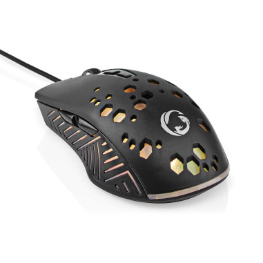 Souris De Jeu Filaire 7 Boutons Programmables RGB 12 Modes d'Eclairage
