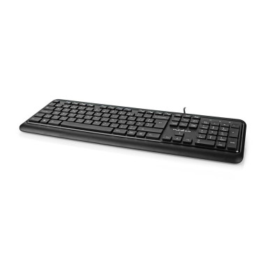 NEDIS Clavier Filaire USB Alimenté Par Port USB Multimédia