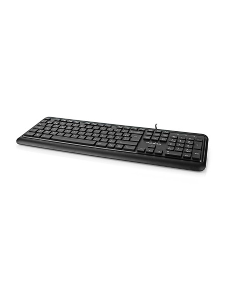NEDIS Clavier Filaire USB Alimenté Par Port USB Multimédia