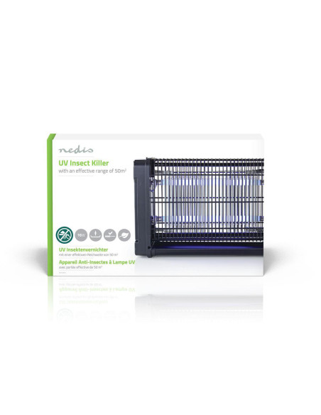 PACK 2 NEDIS Destructeurs d'insectes Electriques 16W Lampes Anti-Moustique 50m2