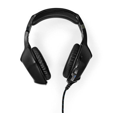 NEDIS Casque de jeu Tour d'oreille Stereo USB Type-A  Rabattable