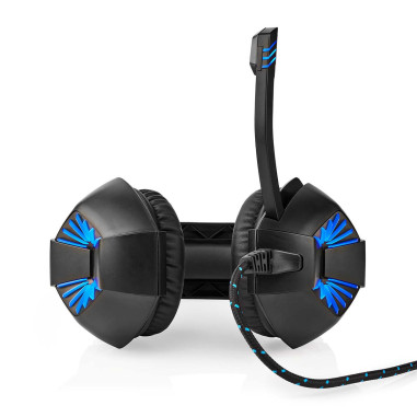 NEDIS Casque de jeu Tour d'oreille Stereo USB Type-A  Rabattable