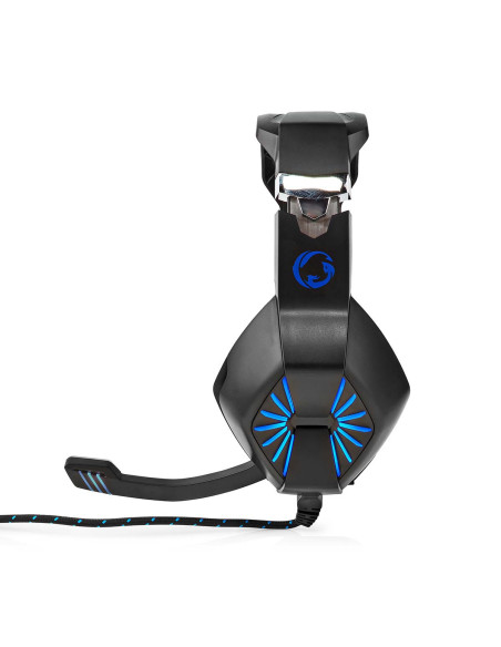 NEDIS Casque de jeu Tour d'oreille Stereo USB Type-A  Rabattable