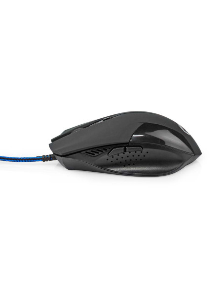 NEDIS Souris de jeu  Filaire  DPI: 1200 / 2400 / 4800 / 7200
