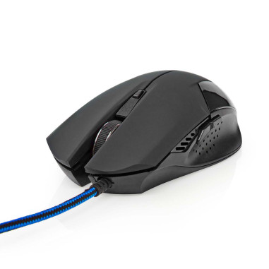 NEDIS Souris de jeu  Filaire  DPI: 1200 / 2400 / 4800 / 7200