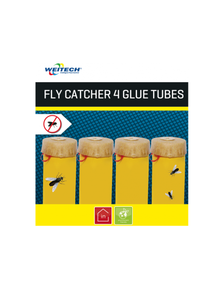 WEITECH Pack 3x Glue Tubes Elimine mouches et moucherons