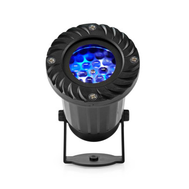 NEDIS Lumière Décorative Projecteur à LED pour Flocons De neige Intérieur Extérieur