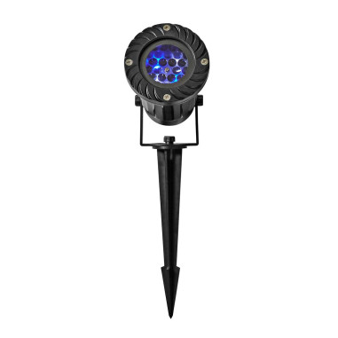 NEDIS Lumière Décorative Projecteur à LED pour Flocons De neige Intérieur Extérieur