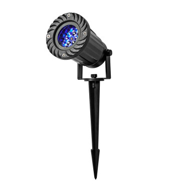 NEDIS Lumière Décorative Projecteur à LED pour Flocons De neige Intérieur Extérieur