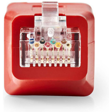 NEDIS Adaptateur de Réseau Croisé RJ45 Mâle - RJ45 Femelle