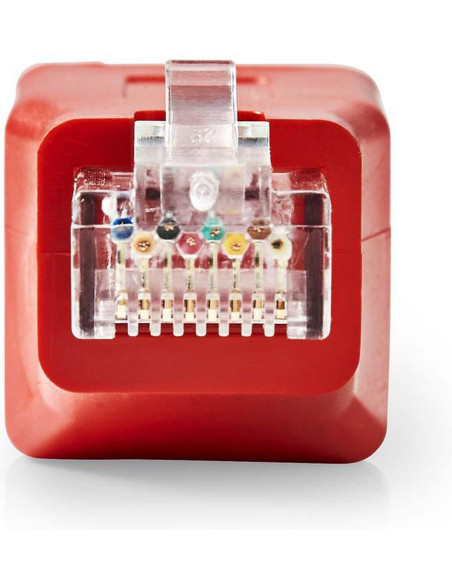 NEDIS Adaptateur de Réseau Croisé RJ45 Mâle - RJ45 Femelle