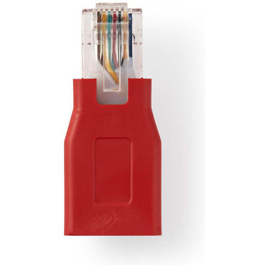 NEDIS Adaptateur de Réseau Croisé RJ45 Mâle - RJ45 Femelle