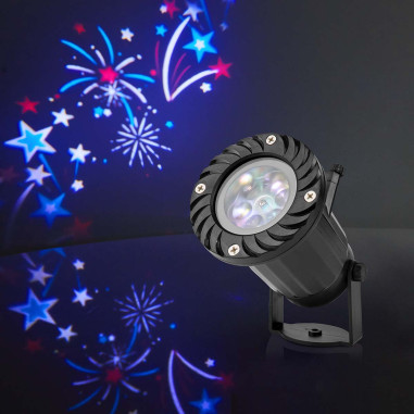 NEDIS Lumière Décorative Projecteur LED de Fête Noël Nouvel An Halloween Anniversaire