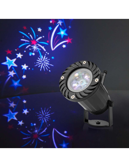 NEDIS Lumière Décorative Projecteur LED de Fête Noël Nouvel An Halloween Anniversaire