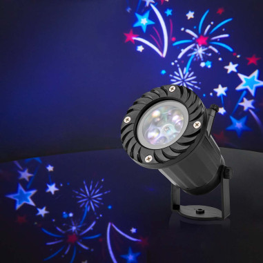 NEDIS Lumière Décorative Projecteur LED de Fête Noël Nouvel An Halloween Anniversaire
