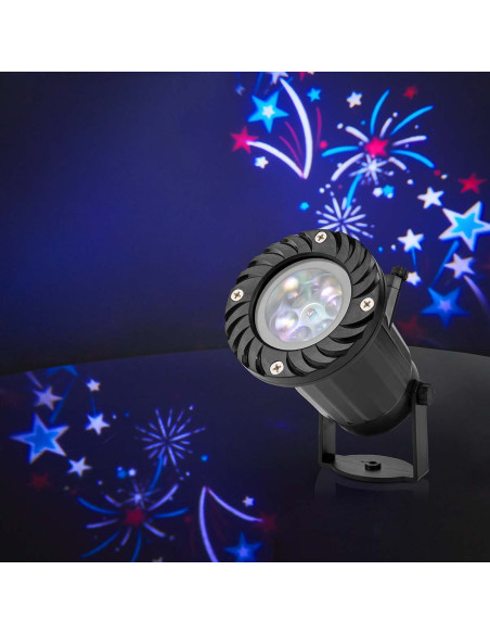 NEDIS Lumière Décorative Projecteur LED de Fête Noël Nouvel An Halloween Anniversaire