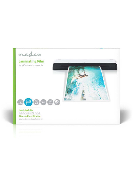 NEDIS Film de Plastification A3 100 µm 100 Pièces