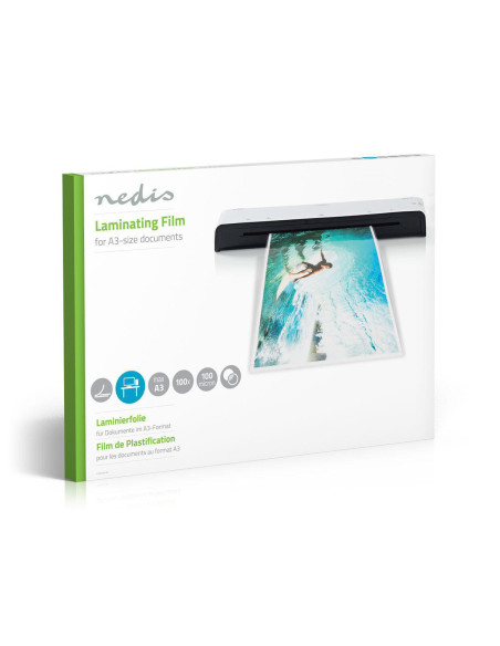 NEDIS Film de Plastification A3 100 µm 100 Pièces