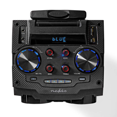 NEDIS Enceinte de Fête Bluetooth Compacte et Portable