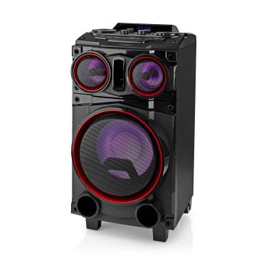 NEDIS Enceinte de Fête Bluetooth Compacte et Portable