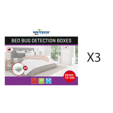 WEITECH Pack 3x Protection Contre les Punaises de Lit
