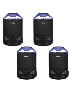 PACK 4 PEREL Pièges 5W Anti Moustiques Insectes Guêpes 4x50m2 UV