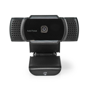 NEDIS Webcam Mise Au Point Automatique Microphone Intégré Noir