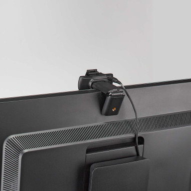 NEDIS Webcam Mise Au Point Automatique Microphone Intégré Noir