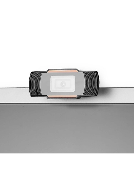 NEDIS Webcam Full HD Mise Au Point Fixe Microphone Intégré