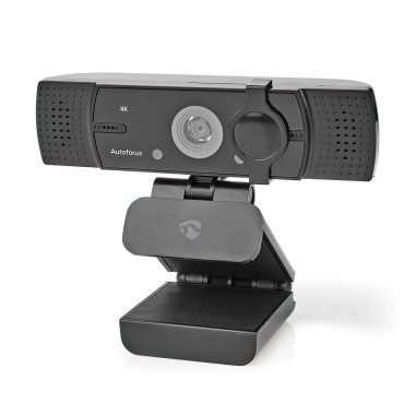 NEDIS Webcam Résolution 4K UHD Mise Au Point Automatique Microphone Intégré