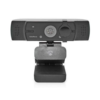 NEDIS Webcam Résolution 4K UHD Mise Au Point Automatique Microphone Intégré