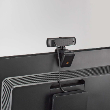 NEDIS Webcam Résolution 4K UHD Mise Au Point Automatique Microphone Intégré