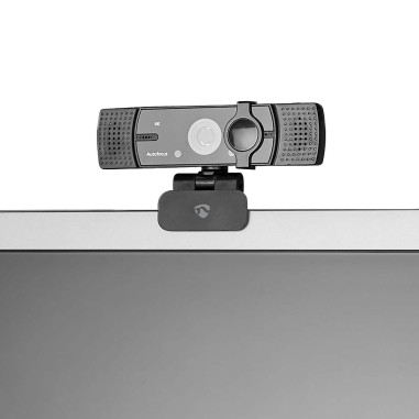 NEDIS Webcam Résolution 4K UHD Mise Au Point Automatique Microphone Intégré
