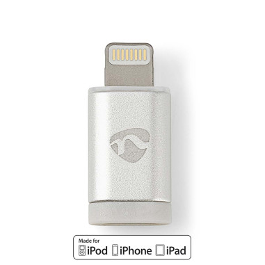 Adaptateur Lightning  Apple Lightning à 8 broches  USB Micro-B femelle
