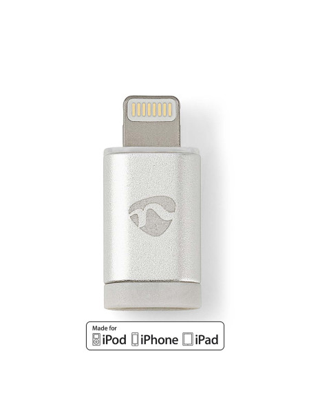Adaptateur Lightning  Apple Lightning à 8 broches  USB Micro-B femelle