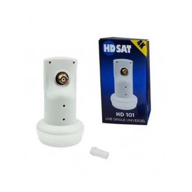 Pack HDSAT Parabole satellite fibre composite Blanche 85cm + LNB Single + Décodeur Satellite HD TNTSAT ASTRA + Carte