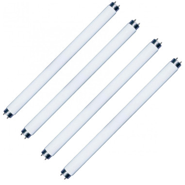 Pack ELECTRIS 4 x Tube De Rechange 15W Pour Destructeur D'insectes ELKC349NW