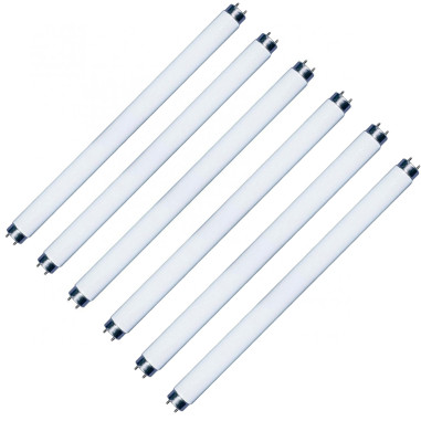Pack ELECTRIS 6 x Tube De Rechange 15W Pour Destructeur D'insectes ELKC349NW