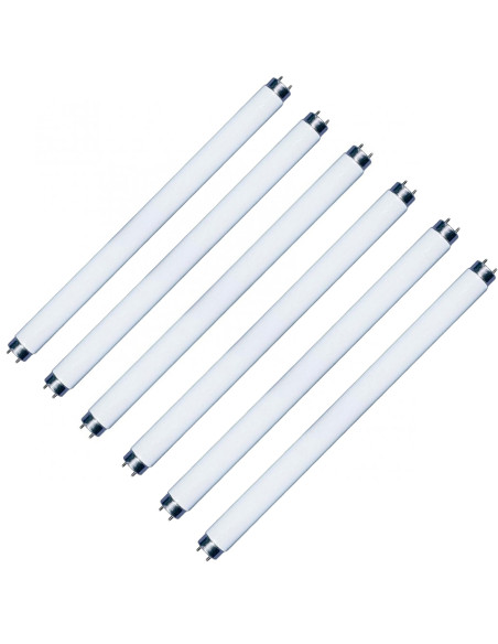 Pack ELECTRIS 6 x Tube De Rechange 15W Pour Destructeur D'insectes ELKC349NW