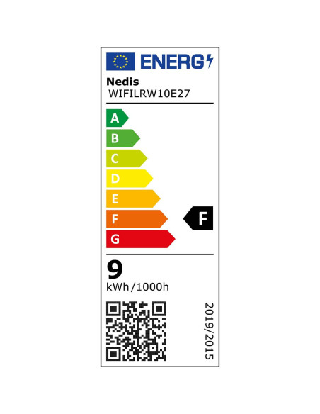 NEDIS Ampoule SmartLife Wi-Fi E27 806lm 9 W Blanc chaud à frais