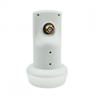Pack HDSAT Parabole Satellite Fibre Blanche 60cm + LNB Single + Décodeur Satellite HD TNTSAT ASTRA + Carte + Bras Coudé