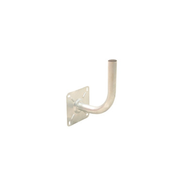 Pack HDSAT Parabole Satellite Fibre Blanche 60cm + LNB Single + Décodeur Satellite HD TNTSAT ASTRA + Carte + Bras Coudé